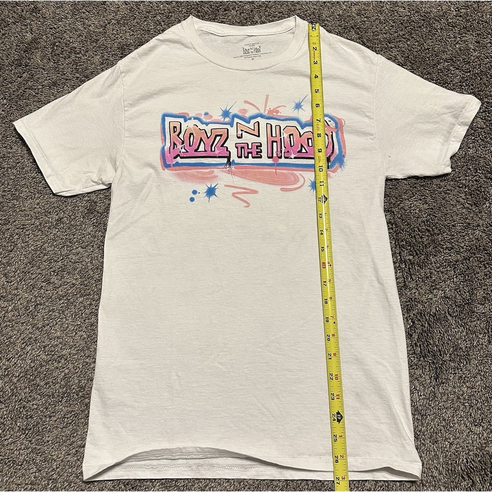 Boyz N The Hood T-Shirt Mens Small White Graphic Movie Streetwear Tee - Picture 5 of 7
